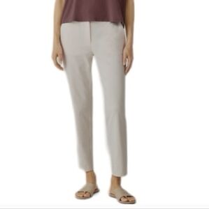 EILEEN FISHER Organic Cotton Blend Knit‎ Pants Medium Cream